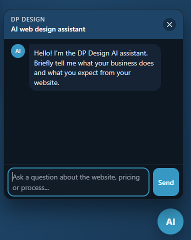 AI chatbot dpdesignbl